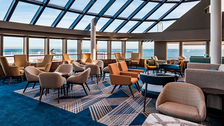 The Britannia Lounge aboard Spirit of Discovery